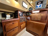Island Packet 32- nav area table stowed